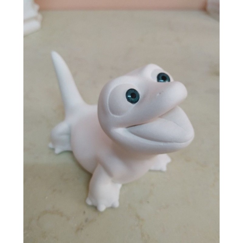 Salamandra Bruni Frozen. Figura de Escayola. 10 x 15 cm| L'aura Bella