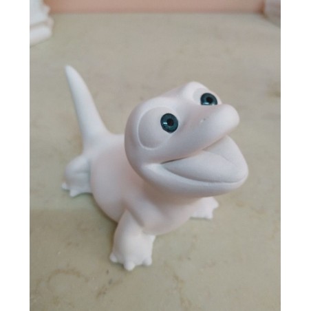 Salamandra Bruni. Frozen. Figura de Escayola. 10 x 15 cm