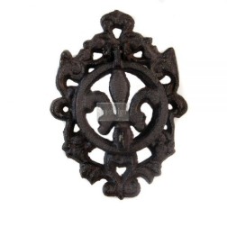 Fleur de Lis II ALDABA. Cast Iron Knocker REDESIGN®  | L'aura Bella