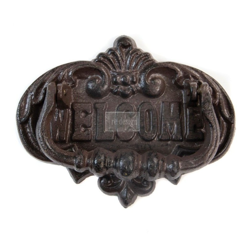 Welcome ALDABA. Cast Iron Knocker REDESIGN®  640934 | L'aura Bella