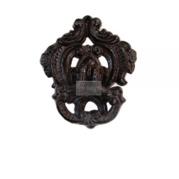 Serenity Flourish ALDABA. Cast Iron Knocker REDESIGN®  | L'aura Bella