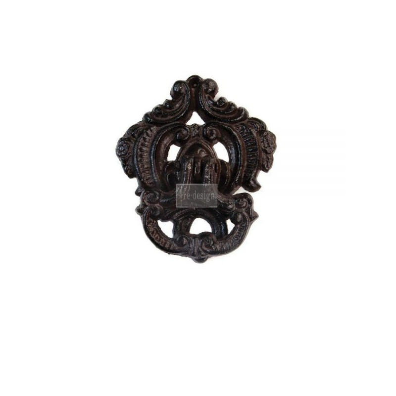 Serenity Flourish ALDABA. Cast Iron Knocker REDESIGN®  | L'aura Bella