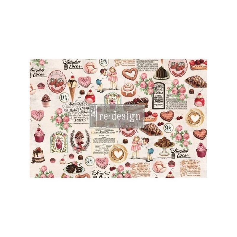 Super Decadent. Decoupage Decor Tissue Paper Redesign  | L'aura Bella