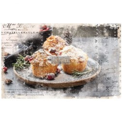 Warm Desserts. Decoupage Decor Tissue Paper Redesign  | L'aura Bella