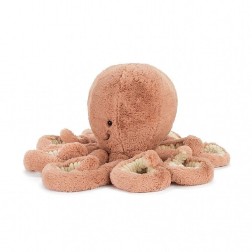 Odell Octopus little. Pulpo apricot de Jellycat ODL2OC | L'aura Bella
