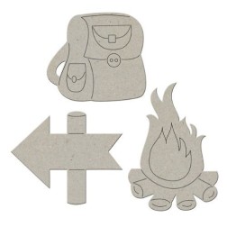 Fabscraps. Chipboard. Colección Rustic . DC48007. |L' aura Bella