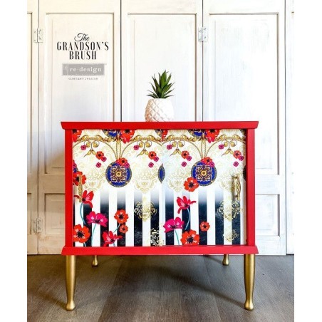 Fashion & Flora. CeCe ReStyled. Decoupage Decor Tissue Paper Redesign. Prima Marketing