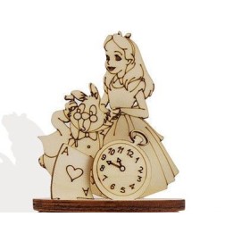 Alicia y el conejo blanco. Siluetas para pintar Dayka | L'aura Bella