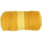 Amarillo. Lana para fieltrar o cardar. Needle Felting. 10 gr.