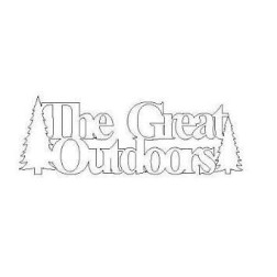 Chipboard. Frase decorativa cartón: The Great Outdoors | L'aura Bella