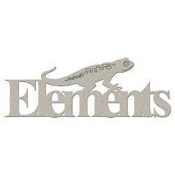 Chipboard. Palabra decorativa de cartón: Elements | L'aura Bella