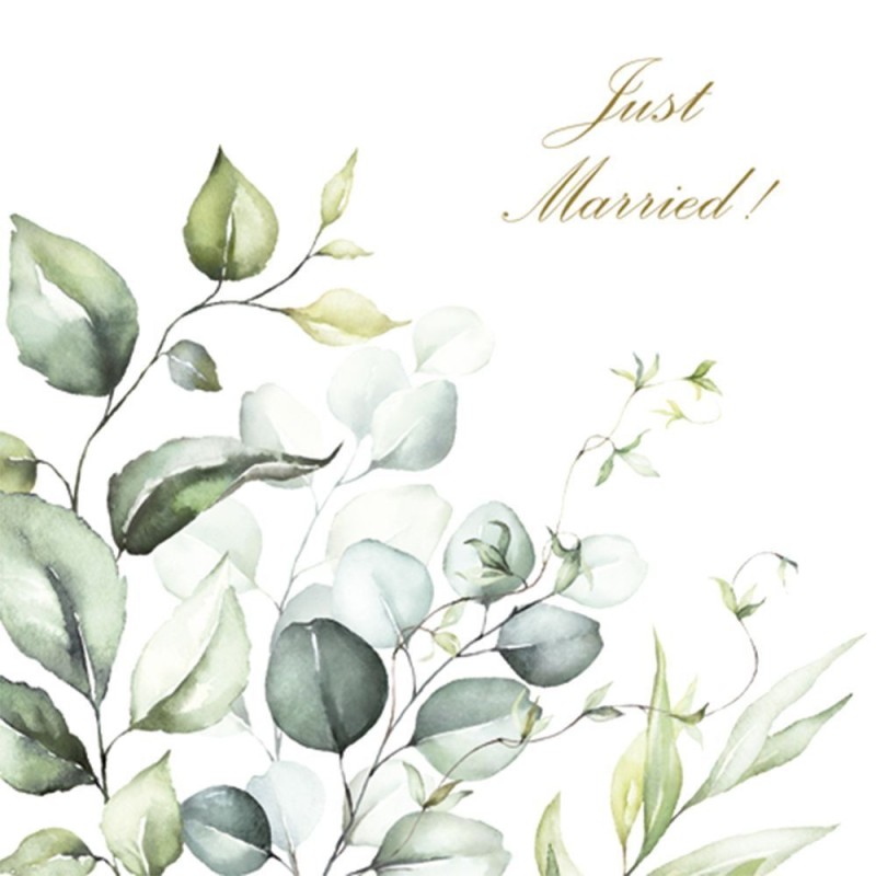 Servilleta para decoupage Romantic Marriage 33x33cm | L'aura Bella