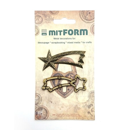 Mitform Christmas 1. 2 Decoraciones de metal