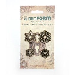 Mitform Christmas 6. Apliques decorativos metálicos | L'aura Bella