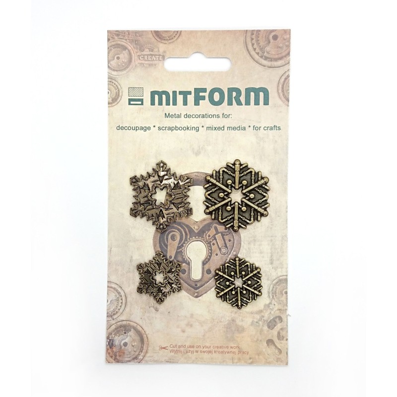 Mitform Christmas 6. Apliques decorativos metálicos | L'aura Bella