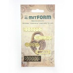 Mitform Corners 11.5  Apliques decorativos metálicos | L'aura Bella