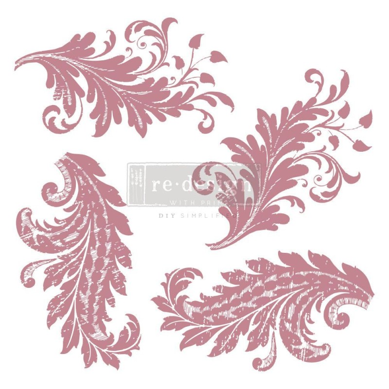 Royal Flourish Sello DECOR STAMP RE·DESIGN with Prima® | L'aura Bella