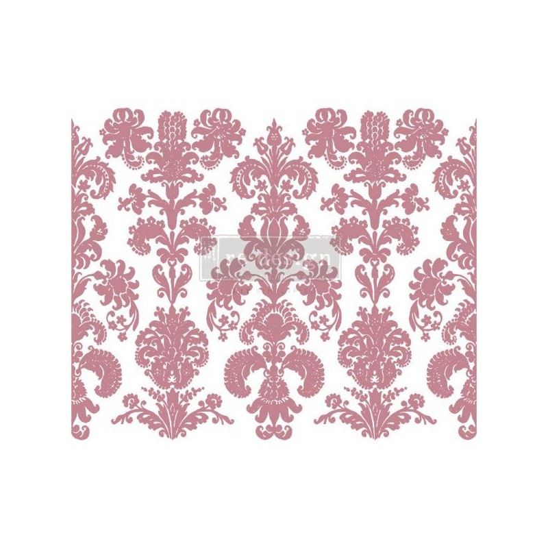 Stamped Damask Sello DECOR STAMP RE·DESIGN with Prima® | L'aura Bella
