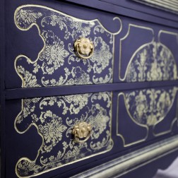 Stamped Damask Sello DECOR STAMP RE·DESIGN with Prima® | L'aura Bella