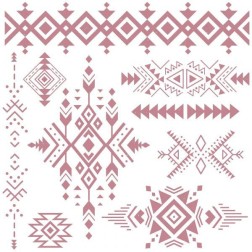 Tribal Prints Sello DECOR STAMP RE·DESIGN with Prima® | L'aura Bella