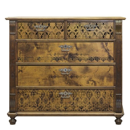 Elemental Borders. Sello REDESIGN DECOR STAMP – 12″X12″ (5 PCS)