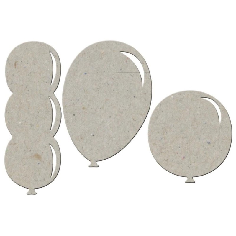 Fabscraps. Chipboard. Colección Victoria . DC49013. Globo (3pzs.)