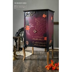 Fleur Noir REDESIGN DECOR TRANSFERS®  655051 | L'aura Bella