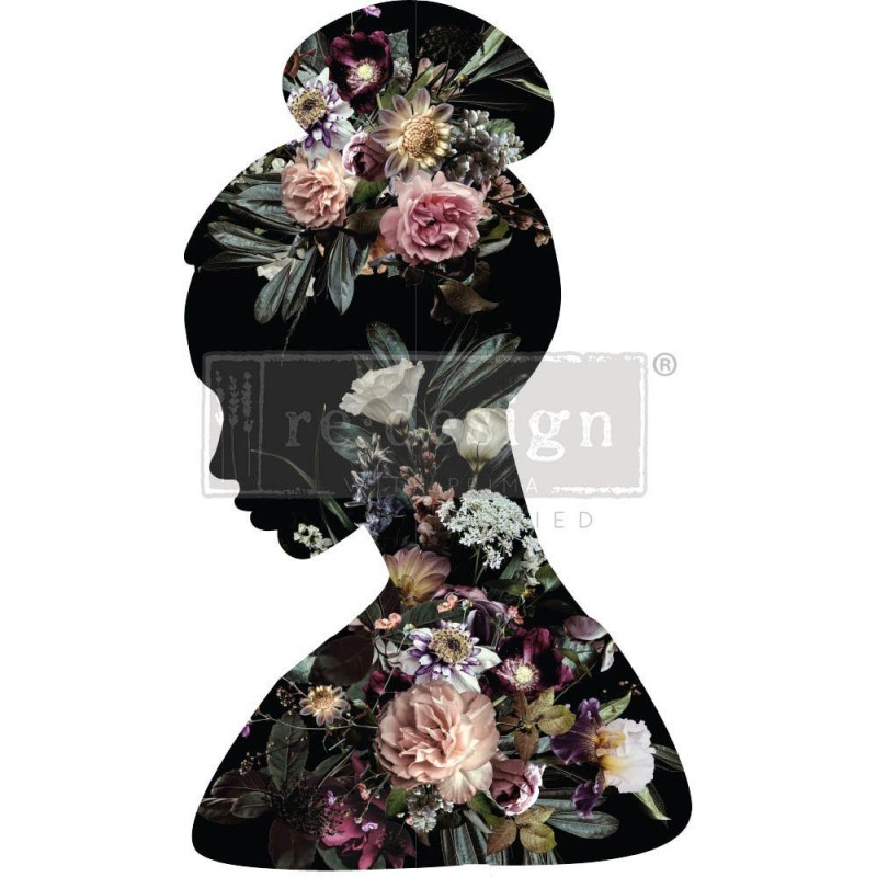 Floral Silhouette REDESIGN DECOR TRANSFERS®  659813 | L'aura Bella