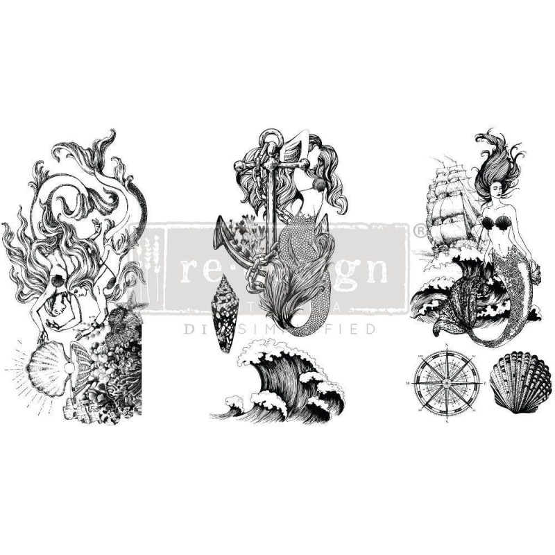 Mermaid Treasure REDESIGN DECOR TRANSFERS® 657413 | L'aura Bella