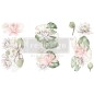 Water Lilies. Transfer, calcomania REDESIGN DECOR TRANSFERS®