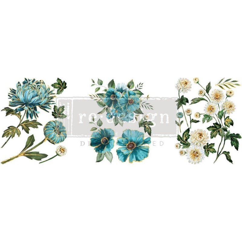 Gilded Floral REDESIGN MIDDY DECOR TRANSFERS® 659264 | L'aura Bella