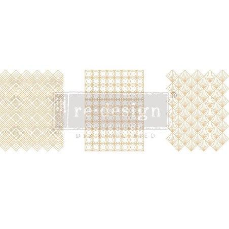 Golden Art Deco REDESIGN MIDDY DECOR TRANSFERS® 660741 | L'aura Bella