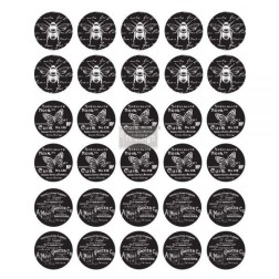 French Noir. REDESIGN KNOB DECOR TRANSFERS® 635794 | L'aura Bella