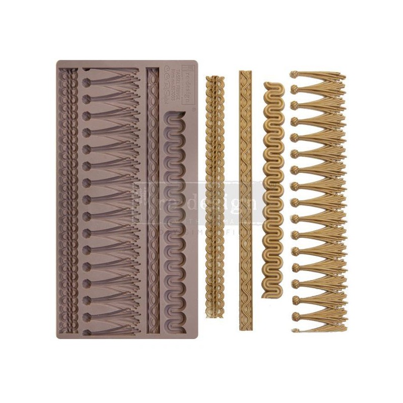 Molde TASSEL & FRINGE REDESIGN DECOR MOULDS® 659093 | L'aura Bella