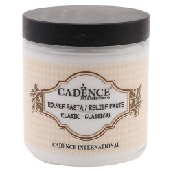 Pasta de Relieve clásica lisa blanca.150 ml. Cadence | L'aura Bella