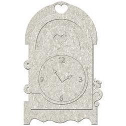 Fabscraps. Álbum. Chipboard. Colección Little Peeps . DC56002. Álbum con forma de reloj