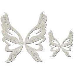 Fabscraps. Chipboard. Colección Little Peeps . DC56006. Alas de hada (2 juegos)