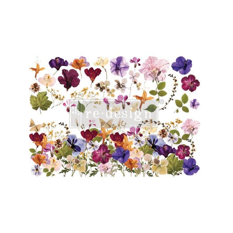 Pressed Flowers REDESIGN DECOR TRANSFERS® 658052| L'aura Bella