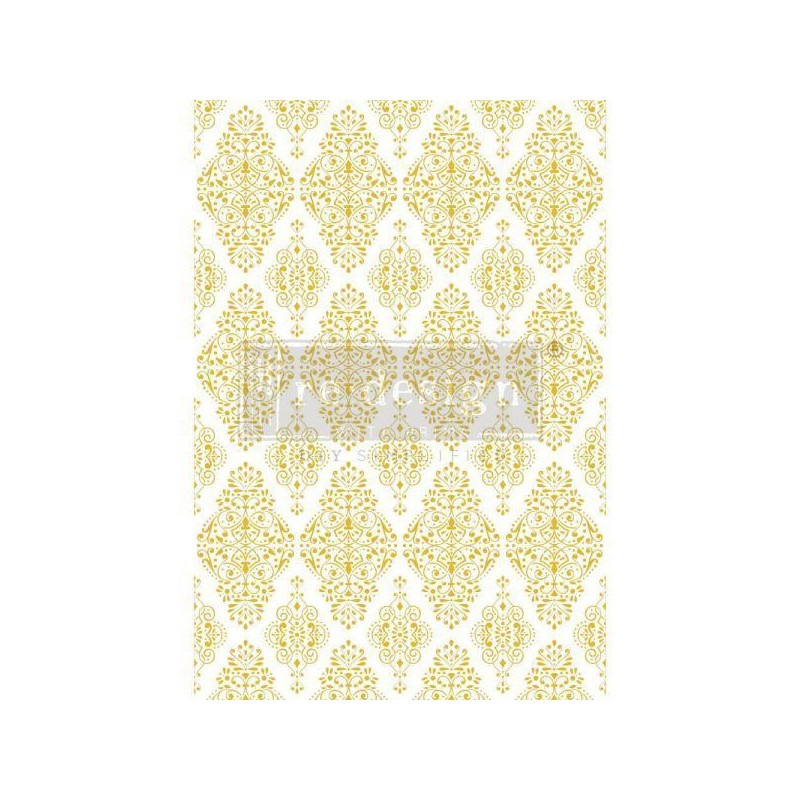 Golden Damask by KACHA REDESIGN DECOR TRANSFERS® 659196 | L'aura Bella