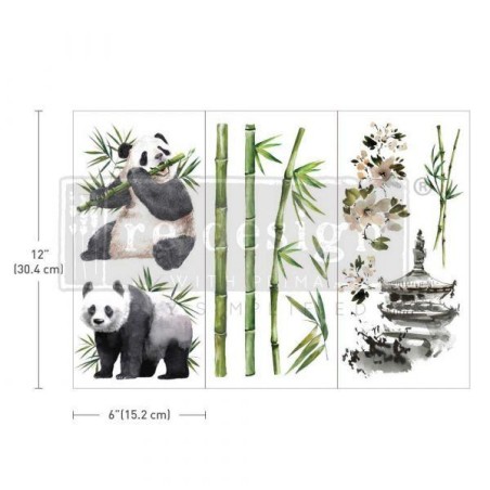 Panda Sweet REDESIGN DECOR TRANSFERS® 657451 | L'aura Bella