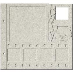 Fabscraps. Álbum. Chipboard. Colección Baby Bear . DC57002. Álbum con osito