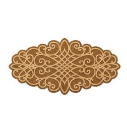 Placa Filigrana. 6 x 12 cm. PDM0006 Dayka Trade | L'aura Bella