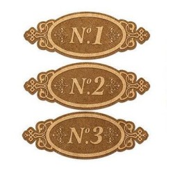Placas con números 1, 2 y 3. PDM0009 Dayka Trade | L'aura Bella