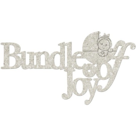 Bundle of Joy. Frase decorativa de cartón