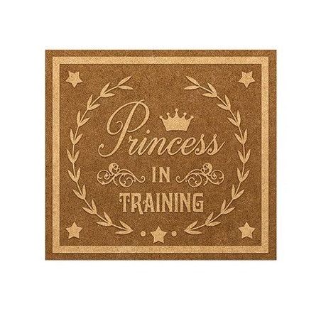 Placa Princess. 14 x 15 cm. PDM0015. Dayka Trade | L'aura Bella