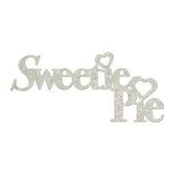 Chipboard. Frase decorativa de cartón: Sweetie Pie| L'aura Bella