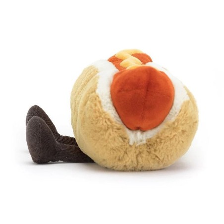 Amuseable Hot Dog, perrito caliente. Peluche Jellycat