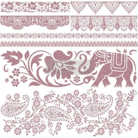 Elemental Borders Sello DECOR STAMP RE·DESIGN Prima® | L'aura Bella