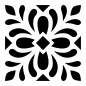 Plantilla stencil: azulejo, hidráulico, tile. 15 x 15cm. 15075005