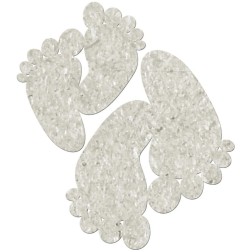 Fabscraps. Chipboard. Colección Baby Bear . DC57012. Pies (2 pares)